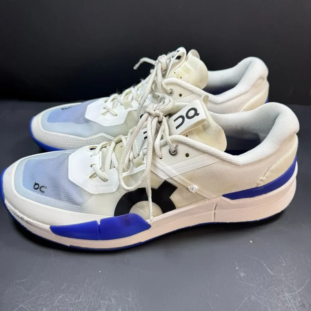 On The Roger Pro 2 Tennis Shoes Mens Size 13  White Blue On Cloud 3ME10300629